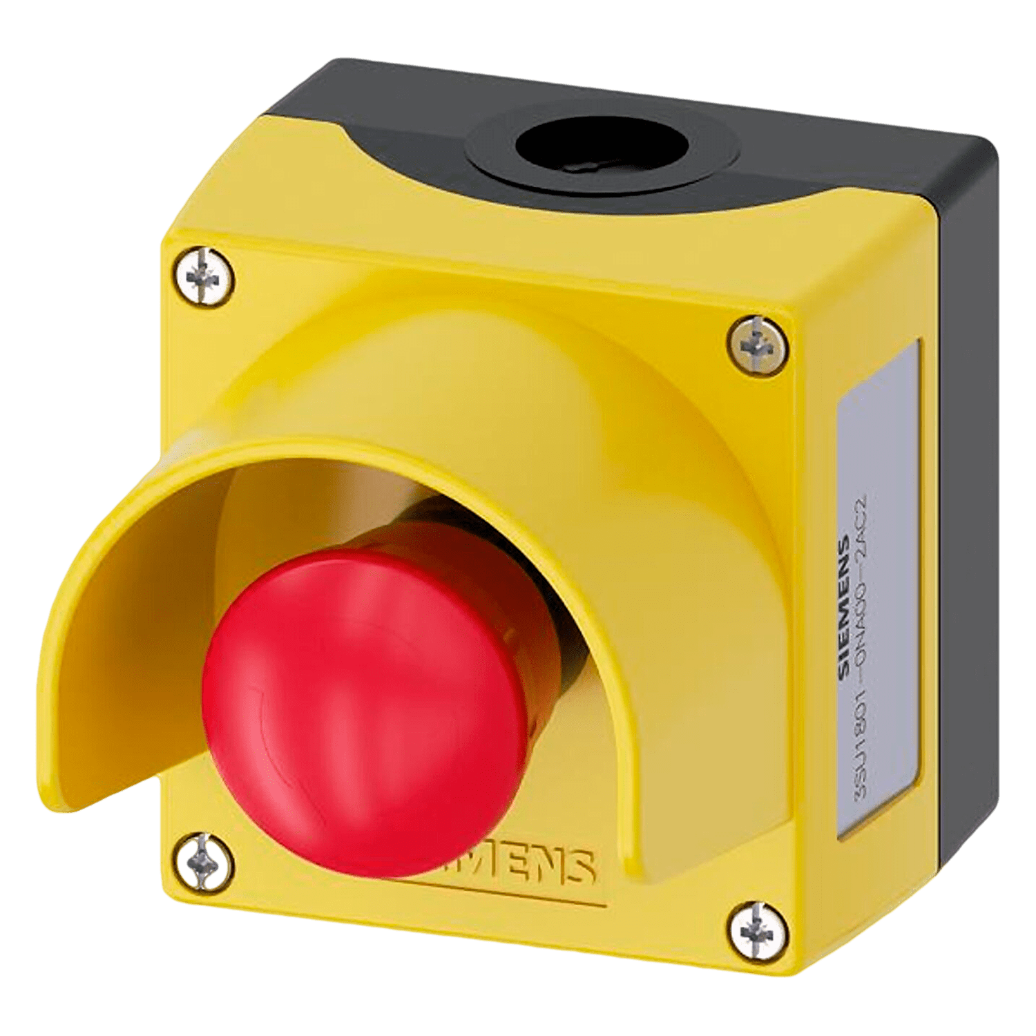 [24161] Caja Pulsadores PVC Amarillo/Rojo 1NC Siemens