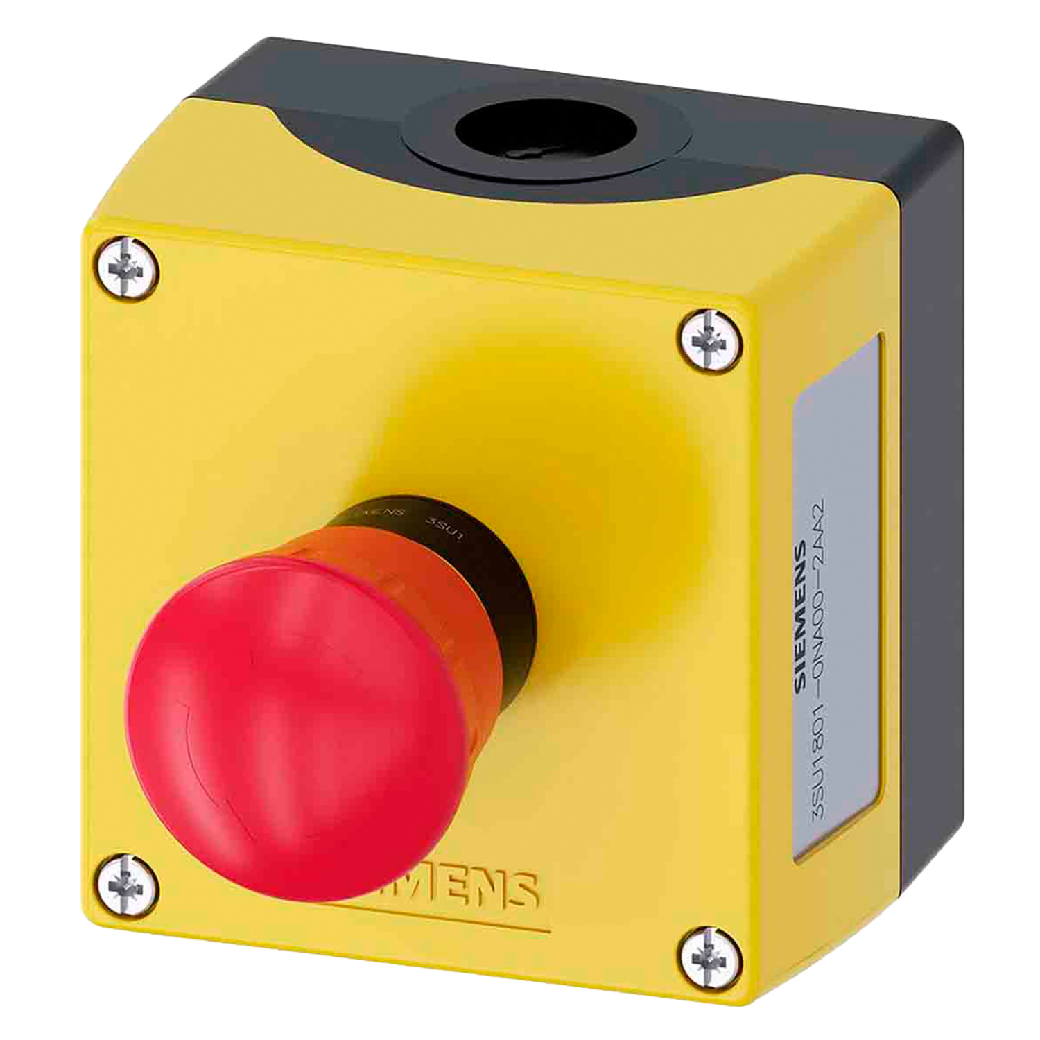 Caja Pulsadores PVC Amarillo 1NC Siemens