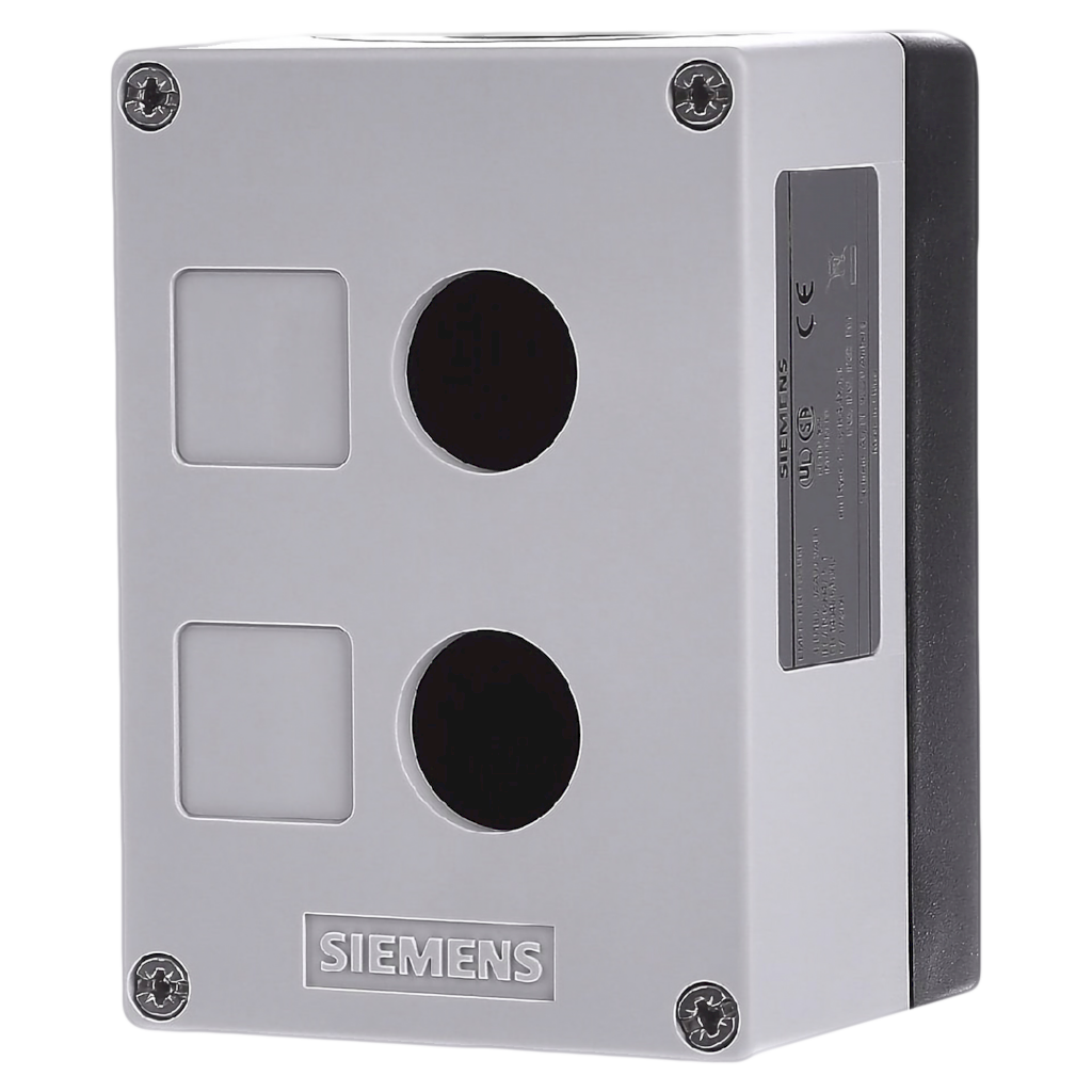 [24163] Caja Colgante PVC Gris 2 Orificios Siemens