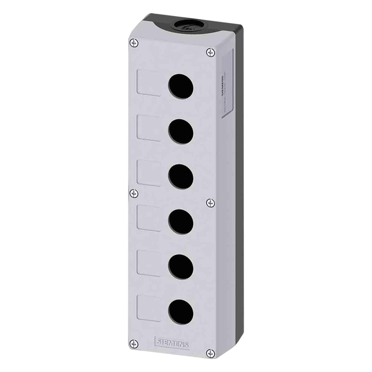 [24165] Caja Colgante PVC Gris 6 Orificios Siemens