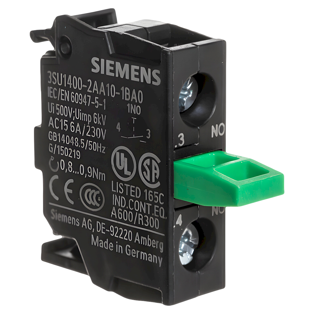 BLOQUE DE CONTACTOS ACT 1 NA P/CAJA 3SU1400-2AA10-1BA0