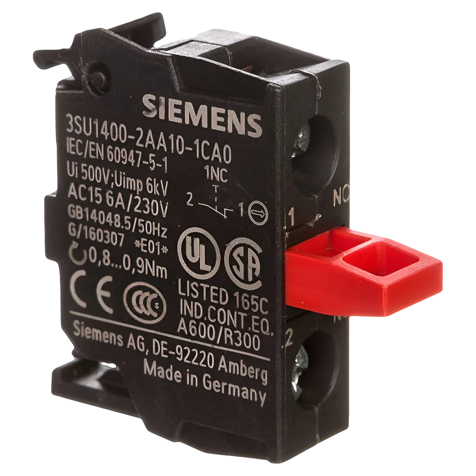 Bloque de Contactos 3SU ACT 1NC P/Caja Siemens