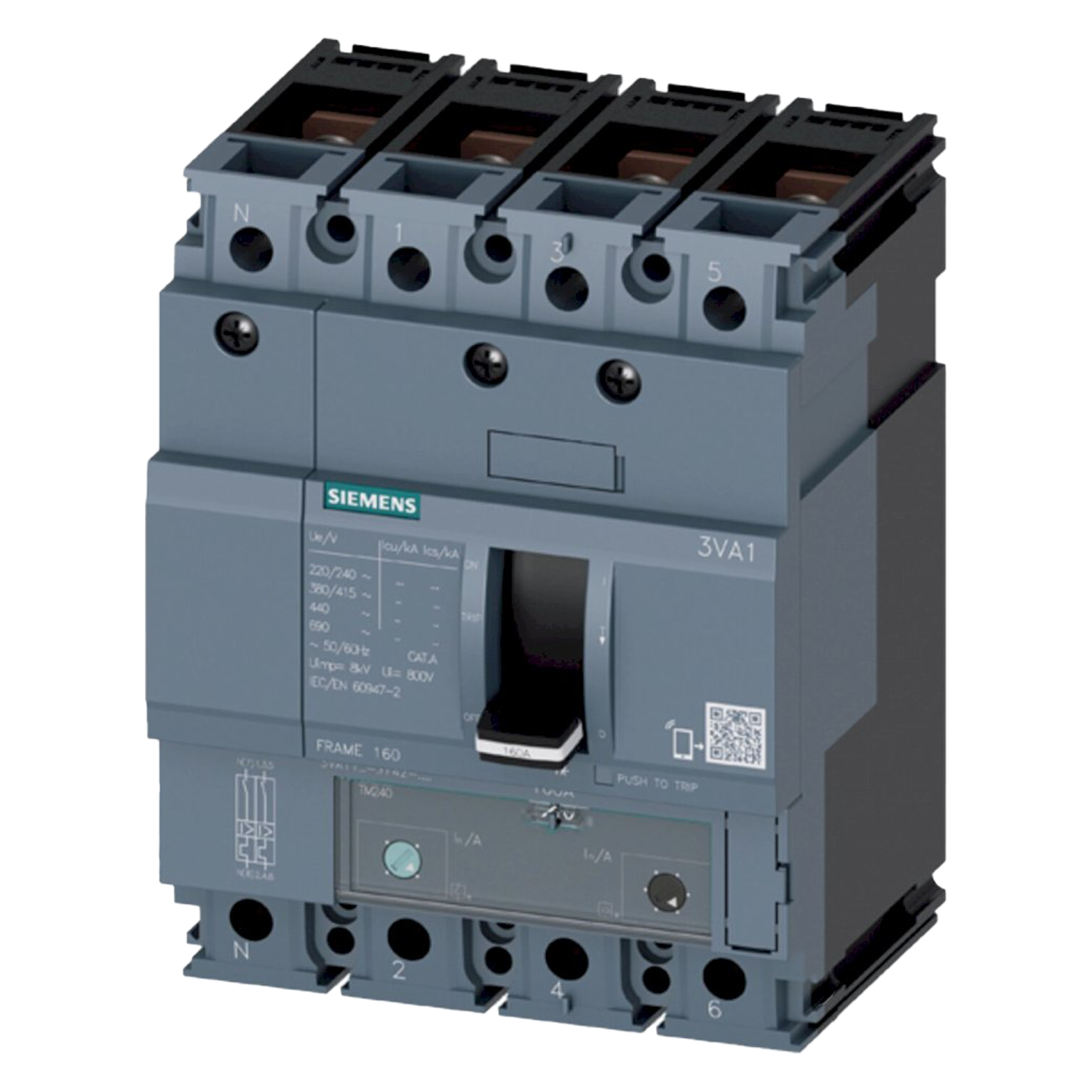 Interr. TM240 4P 200A 690VCA Siemens