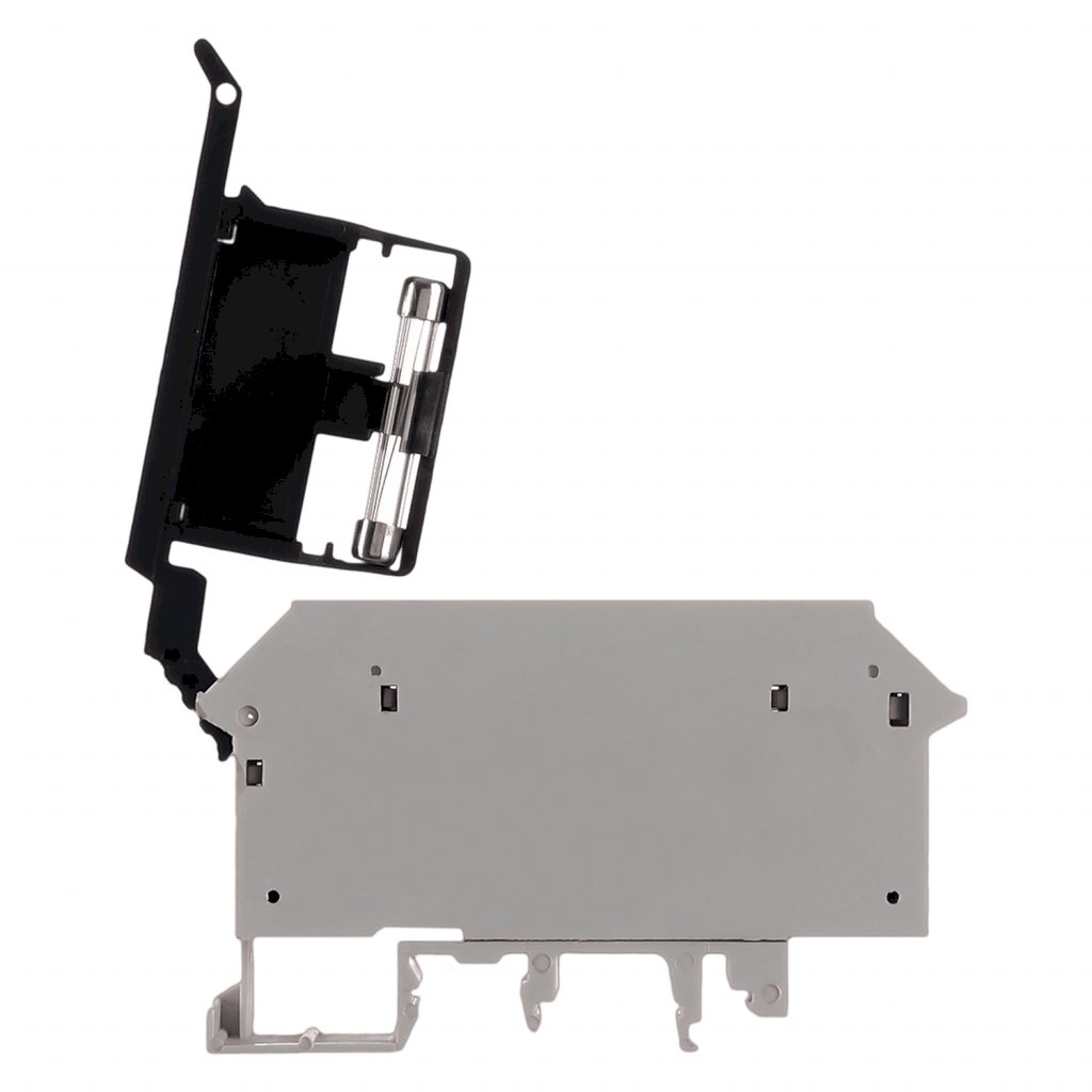 BORNE BPSN PORTAFUSIBLE SECCIONABLE P/FUS 6.3X32MM 081.057