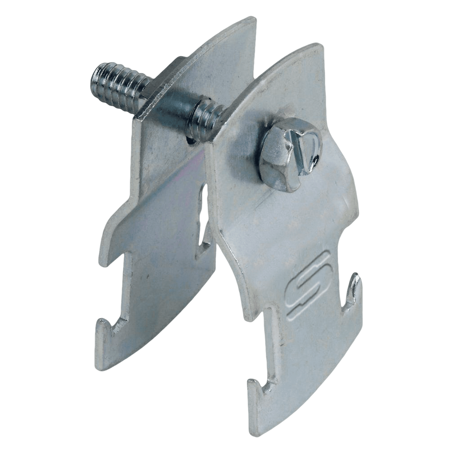 Grampa de Chapa Zincada G-03 N° 33 de 1 1/4" 30mm x2 Chapas Gris Samet