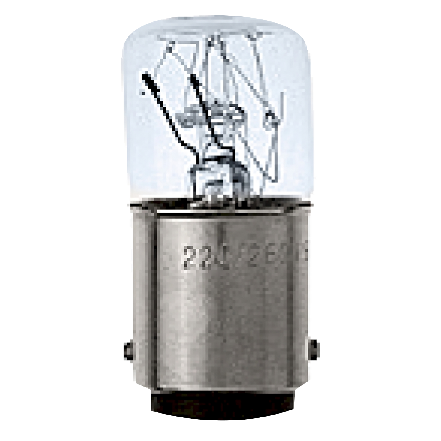 [4753] Lampara Incandescente 8WD4 P/Columnas BA15D 24VCA/VCC Naranja Siemens