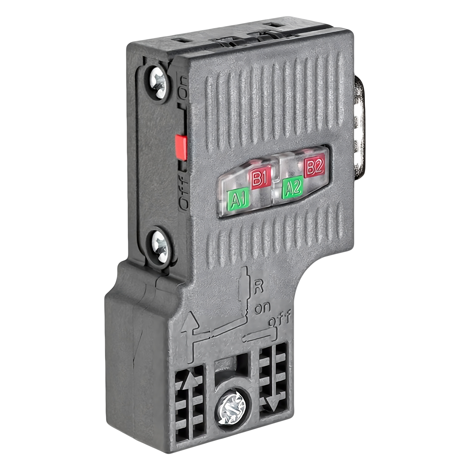 Conector Macho DB9 Profibus Fast Connect Plástico Siemens