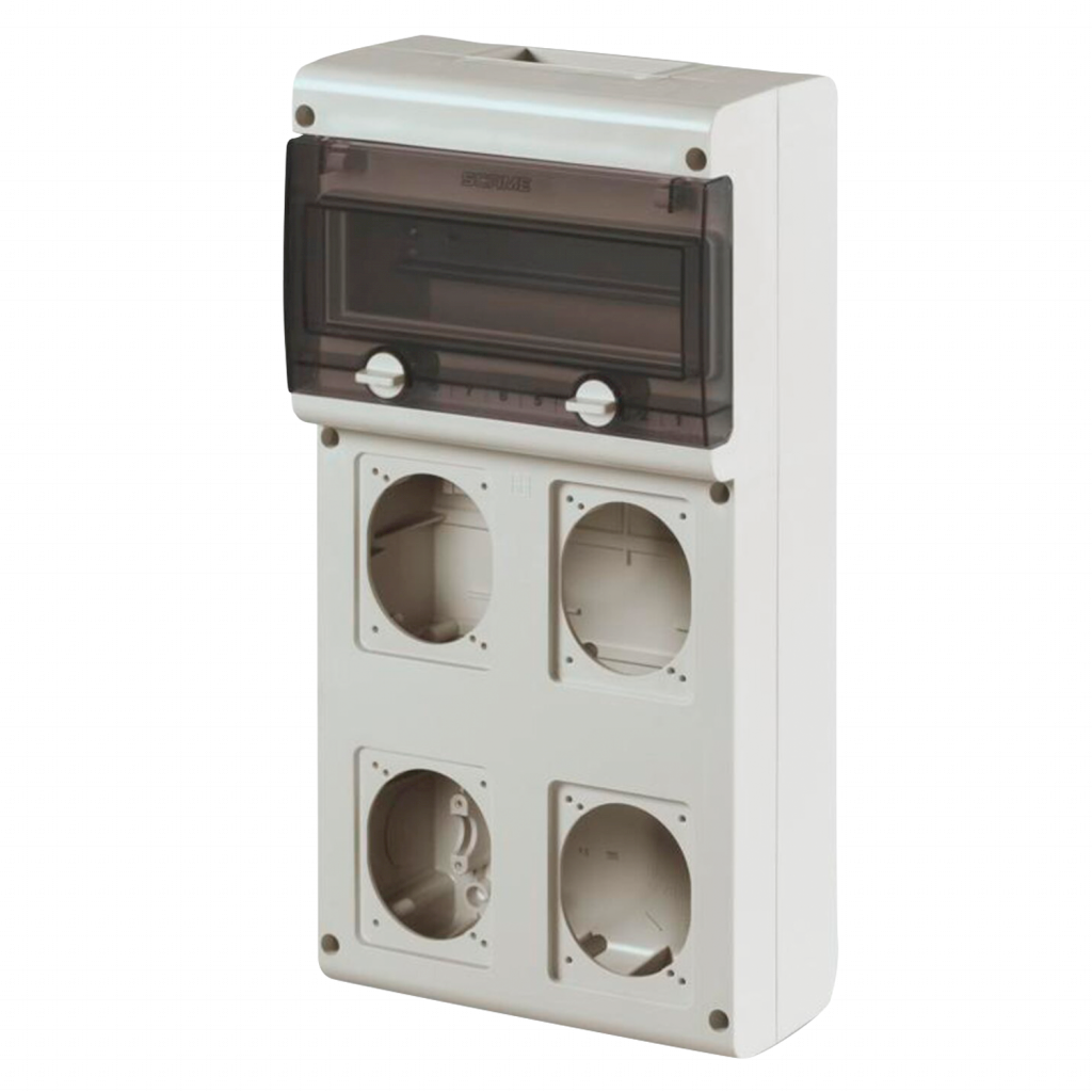 CENTRAL DE DISTRIBUCION 11DIN/4 TOMA 16/32A IP66 632.4500-000