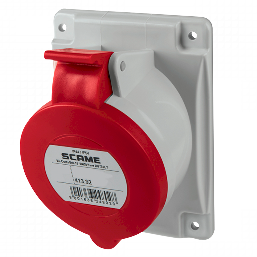 [10495] TOMA IND. DE EMBUTIR 4P 32A 380V IP44 413.3266