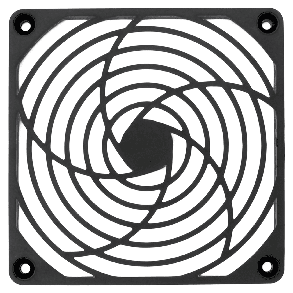 Reja Plástica C/Filtro P/Ventilación 4" Ext: 120x120mm Electronica