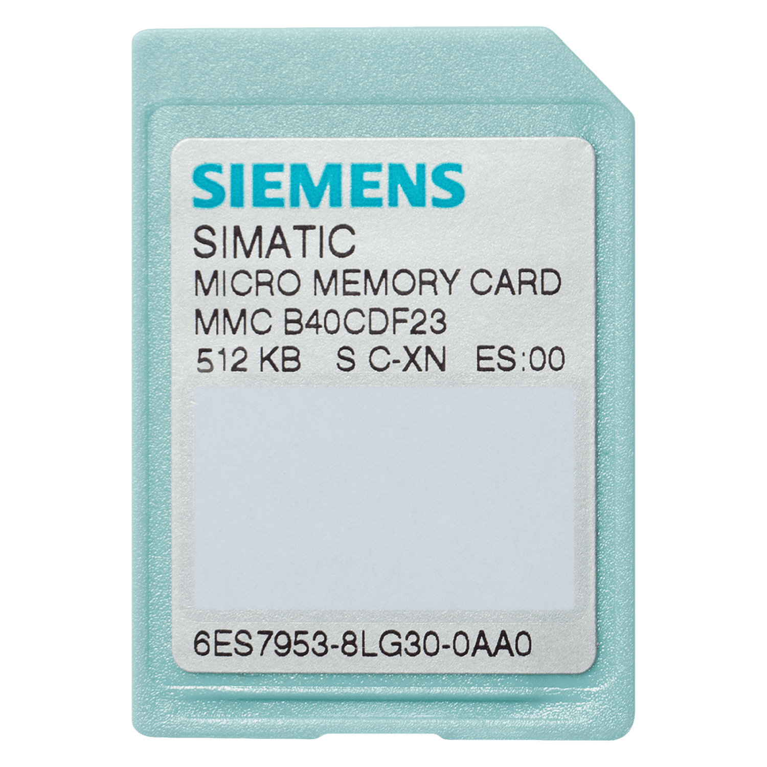 Tarjeta MMC S7-300 512KB Siemens