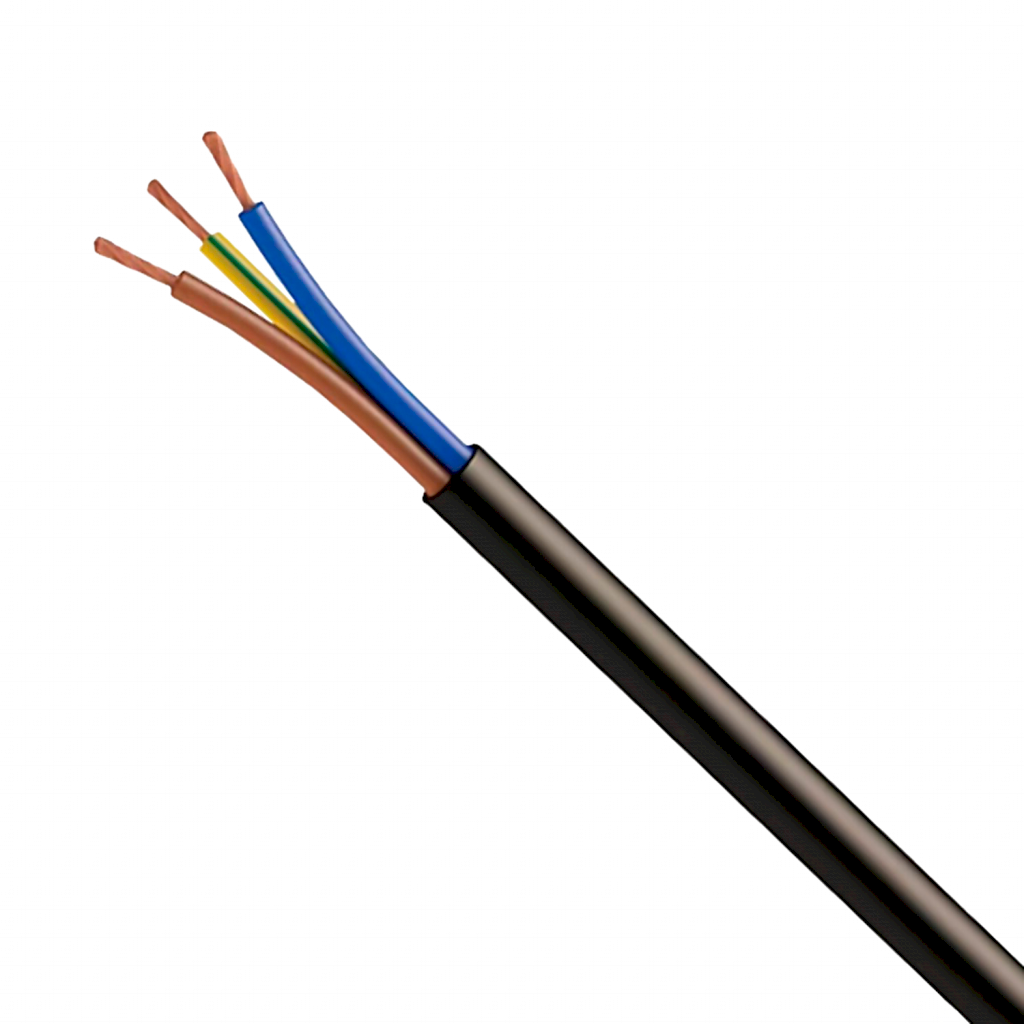 [12571] CABLE CAUCHO SILICONA -60/+180º 3X0.75mm² SIHF 3x0,75