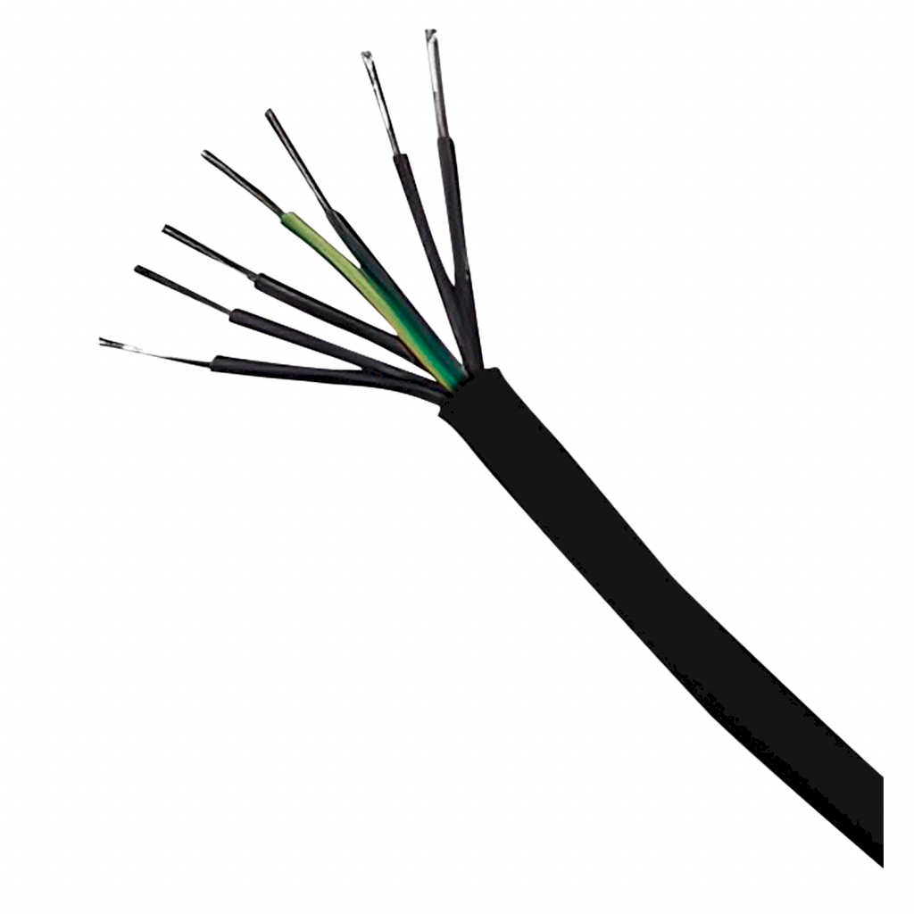 [12573] CABLE CAUCHO SILICONA -60/+180º 7x1mm² SIHF 7x1