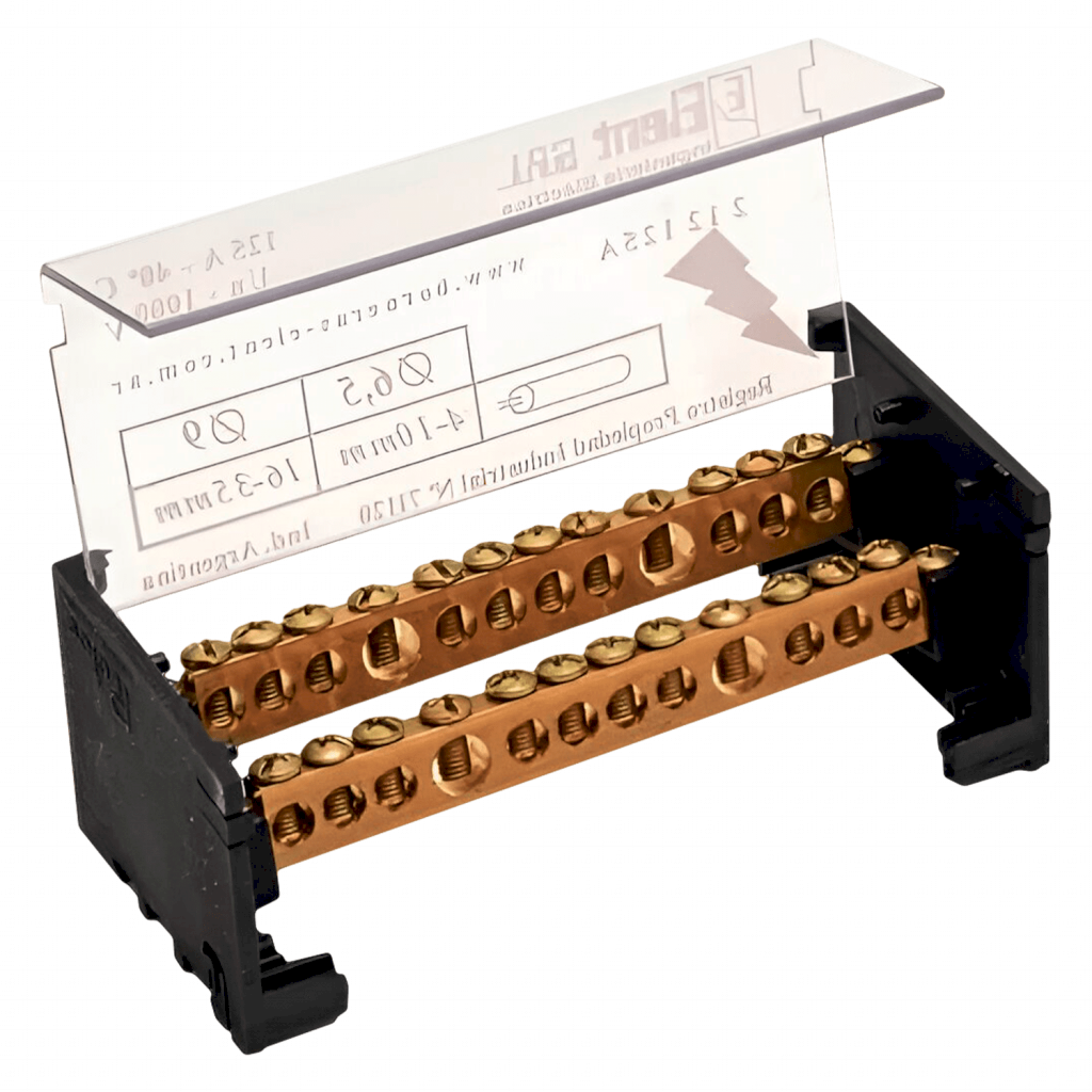 REPARTIDOR BIPOLAR 12/125 AMP. C/TAPA -PROF 2-12-125AP