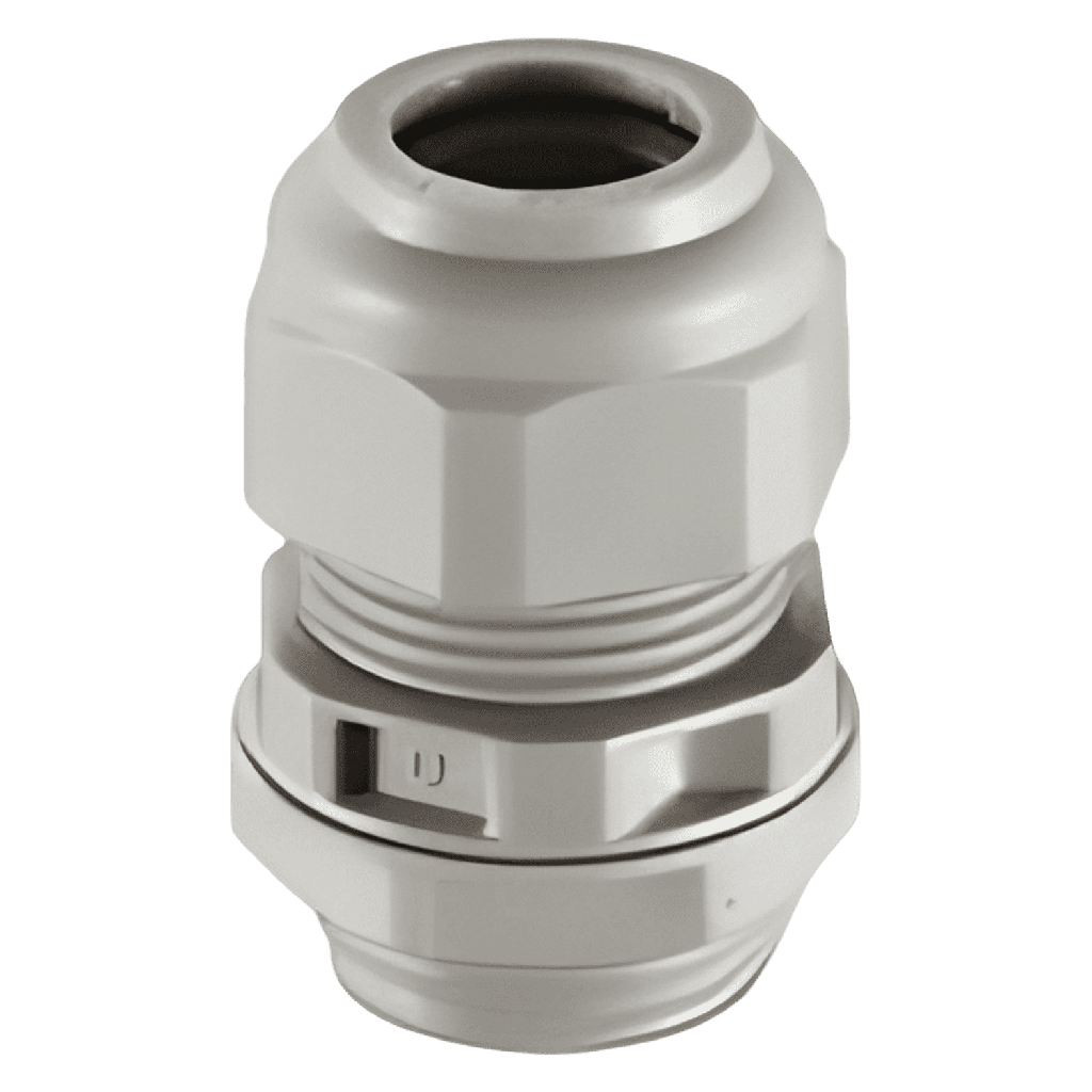 [7199] Prensacable Plástico Rosca M20x1,5 Blanco Scame