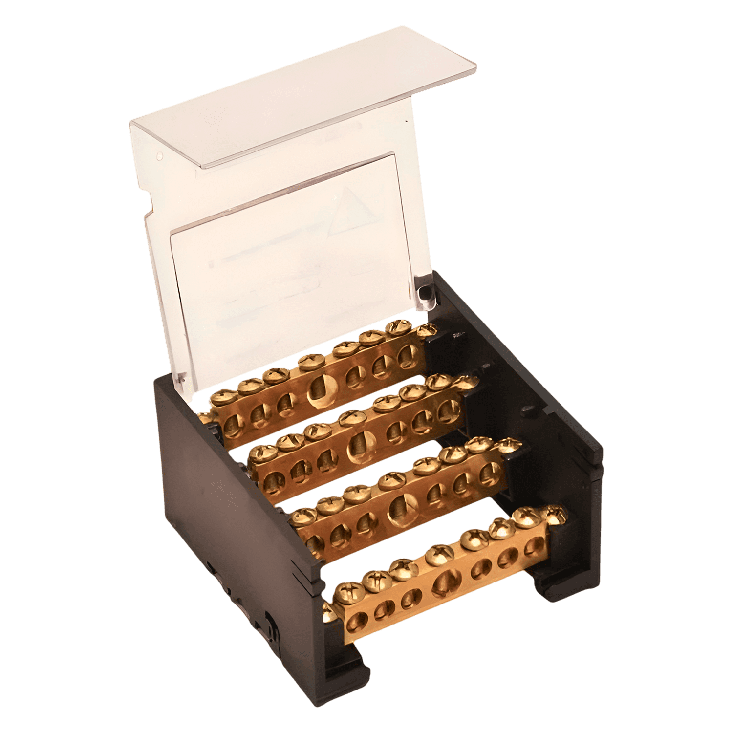 Repartidor Tetrapolar 7/125A C/Tapa Profesional Elent