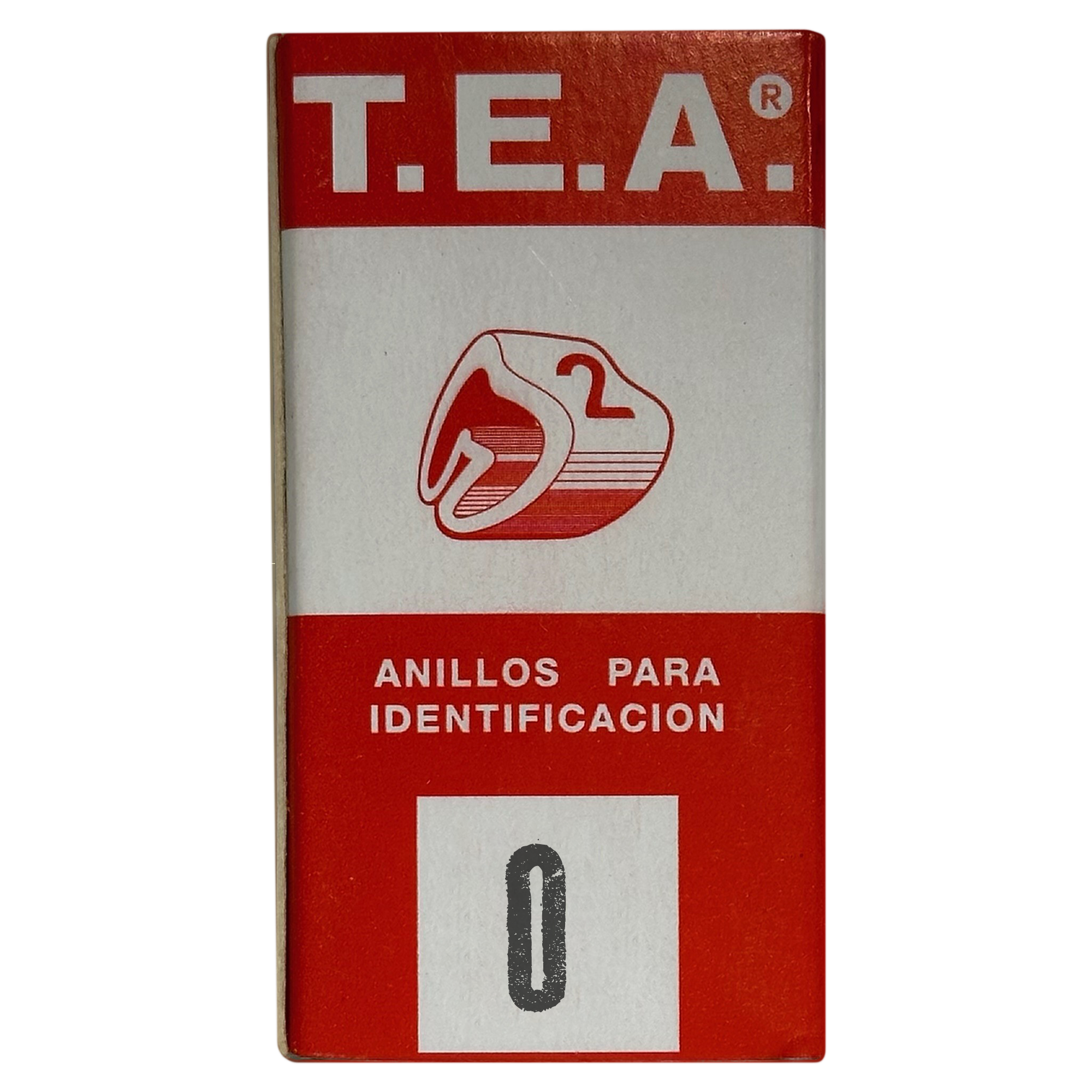 [14000] Anillos Identificadores Amarillo Número 0 Tea