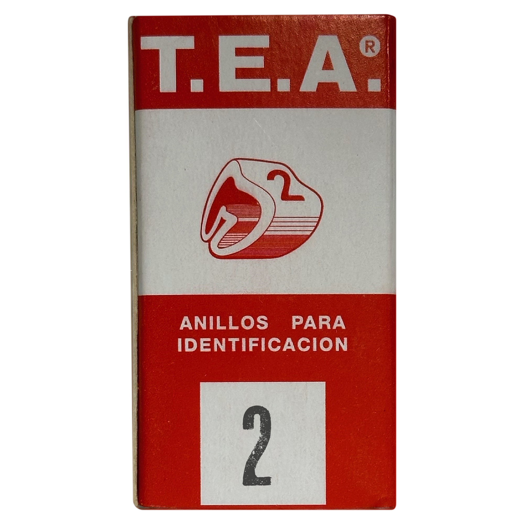 [14002] Anillos Identificadores Amarillo Número 2 Tea