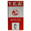 Anillos Identificadores Amarillo Letra Q Tea