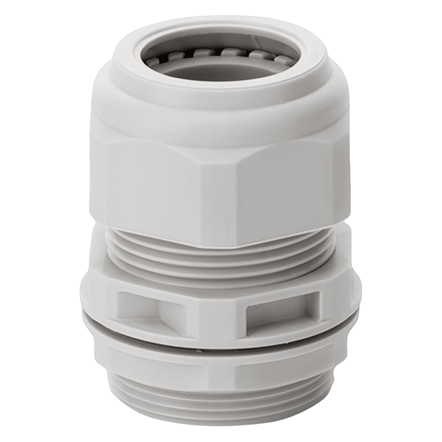 [13974] Prensacable Plástico Rosca M25x1,5 Blanco Scame