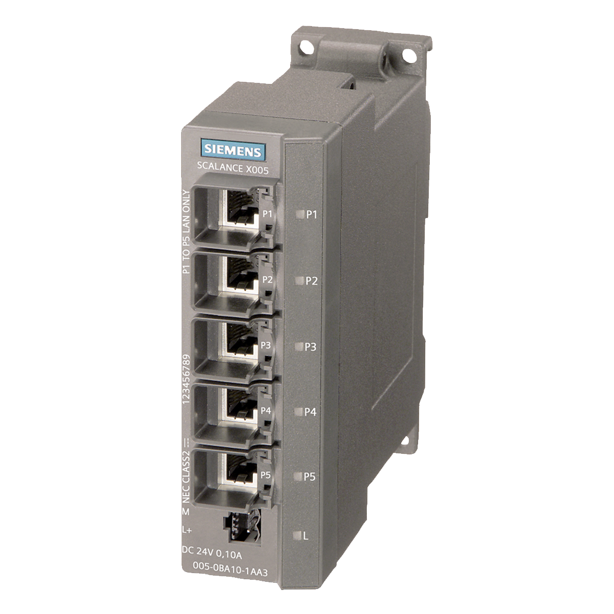 [15106] Switch Scalance XB005 No Administrado 5xRJ45 10/100Mbit C/Redundancia IP30 Siemens