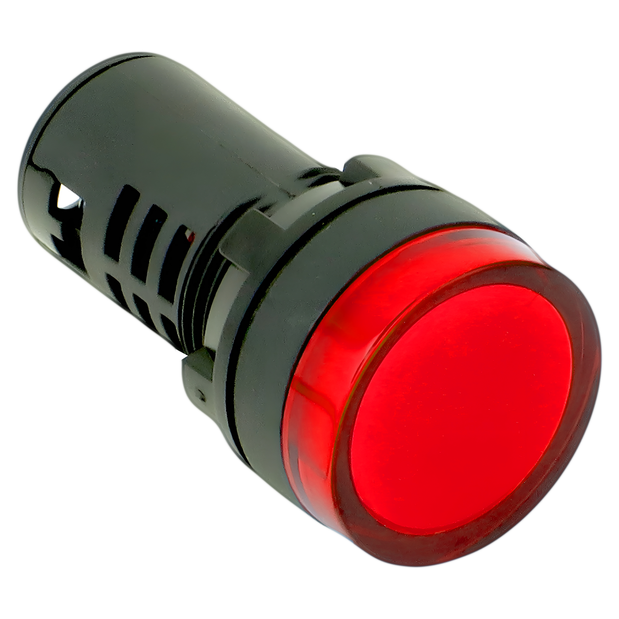 [16102] Ojo de Buey Plástico Multiled 220VCA 22mm Rojo Tea