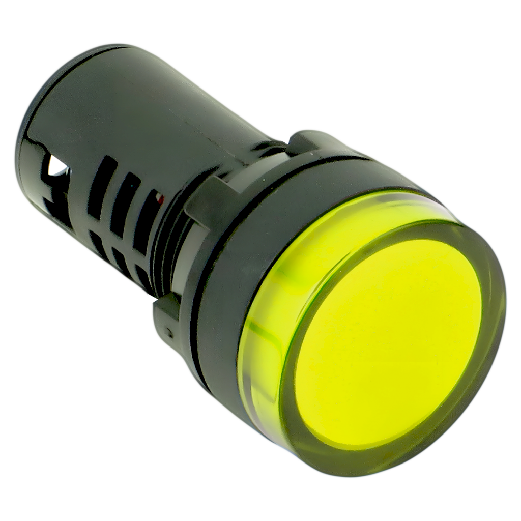 OJO DE BUEY MULTILED DIAM. 22mm 220VCA AMBAR AD22-22DS AMB 220