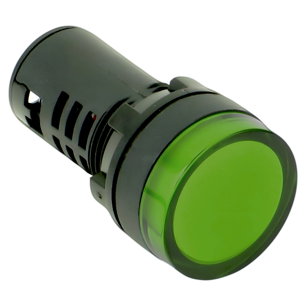 [16139] OJO DE BUEY MULTILED DIAM. 22mm 220VCA VERDE AD22-22DS VER 220