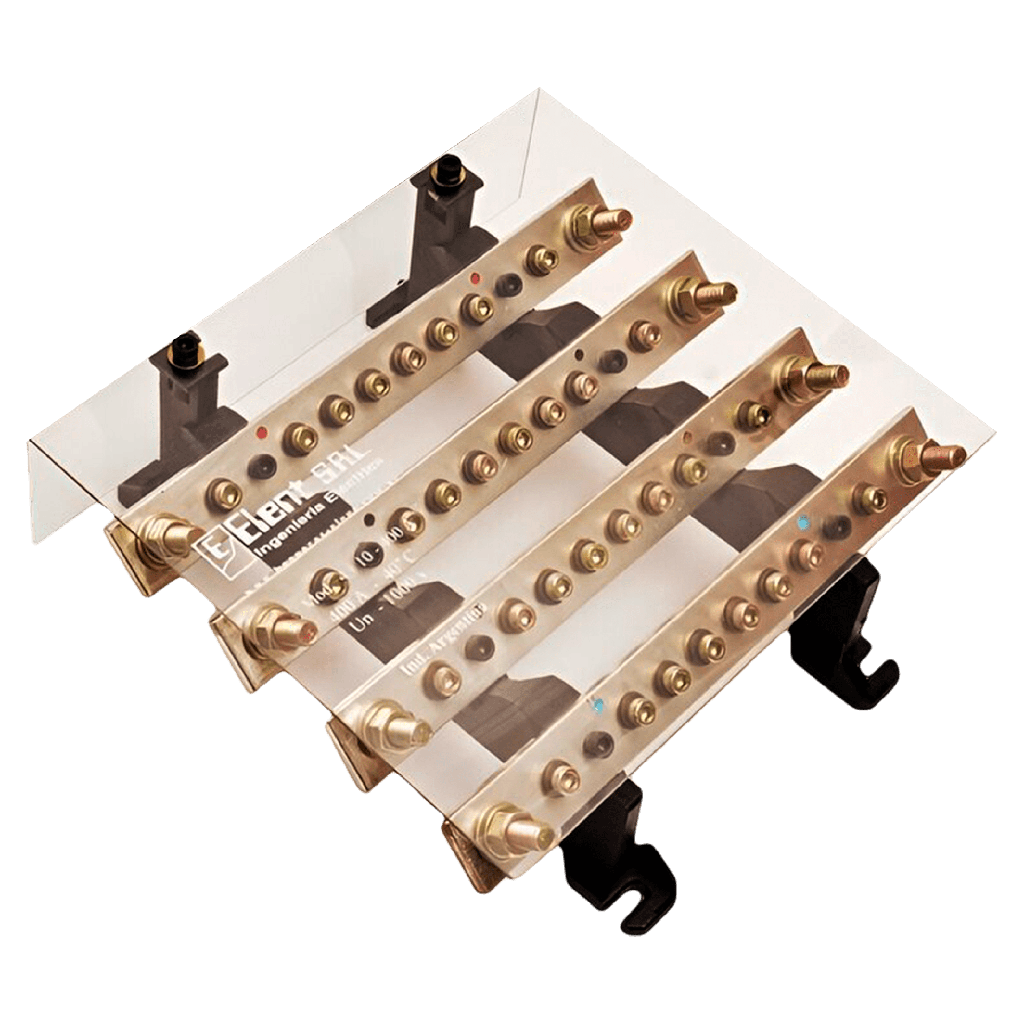 [16759] Repartidor Tetrapolar 10/160A C/Tapa Profesional Elent