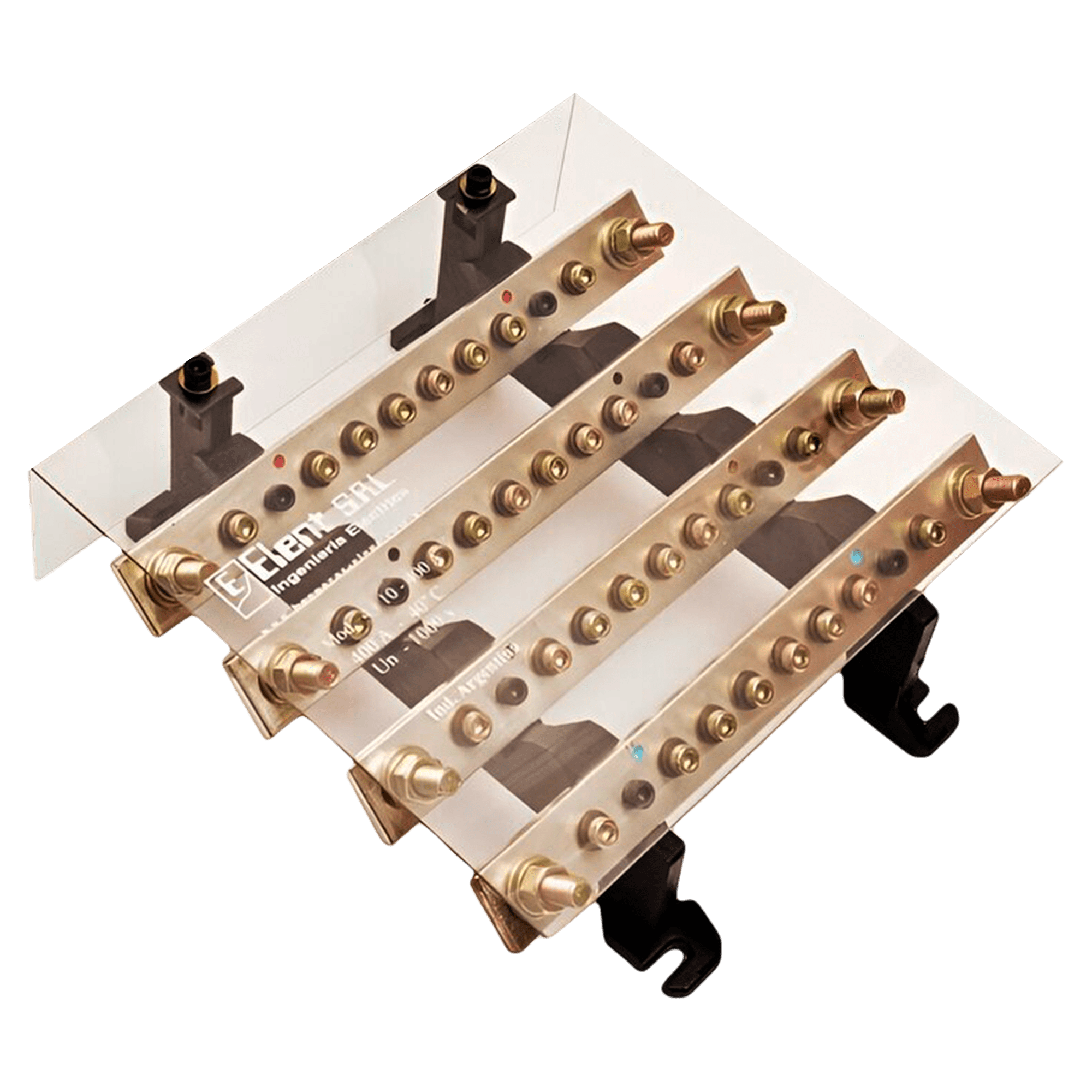 Repartidor Tetrapolar 10/160A C/Tapa Profesional Elent