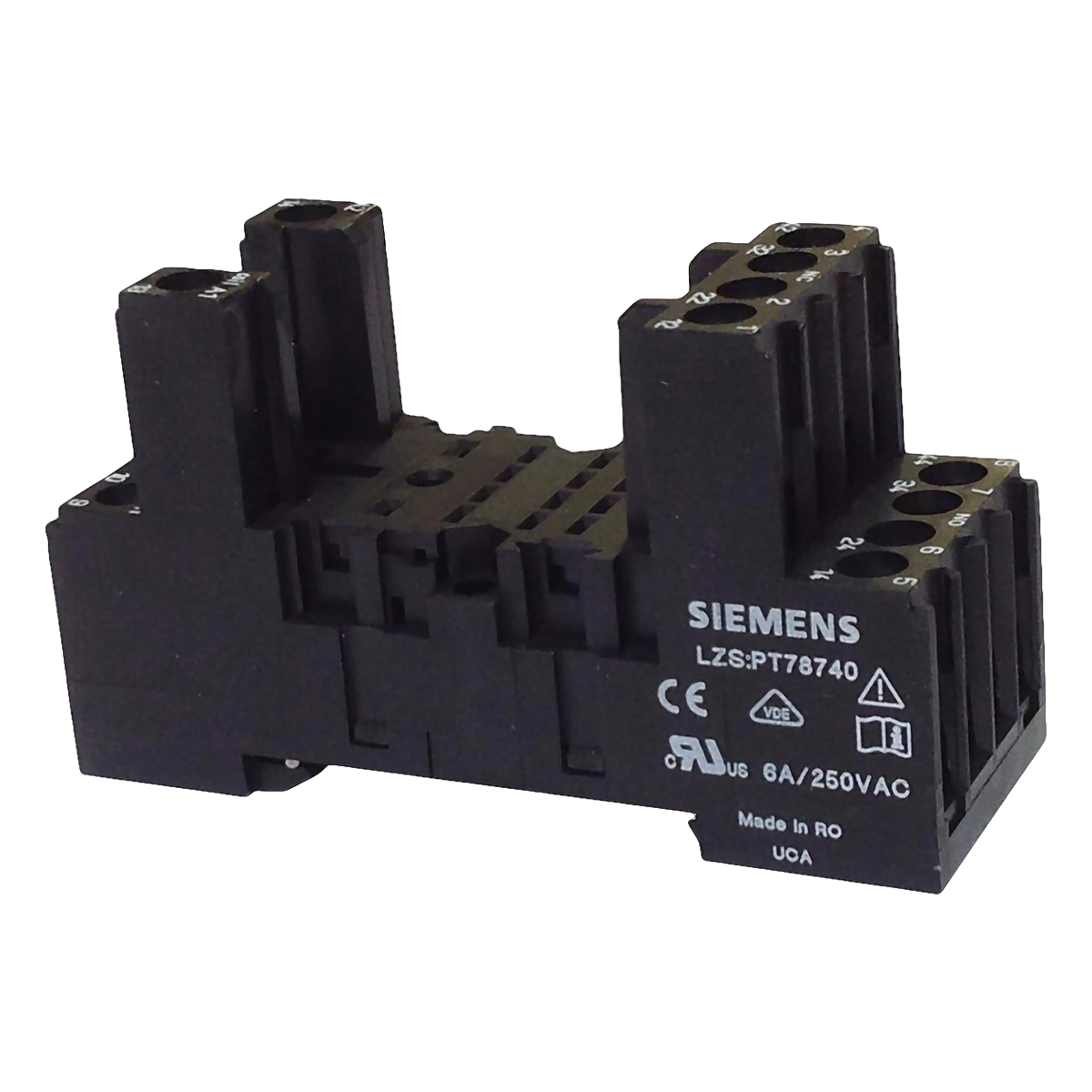 [17588] Zócalo P/Relé 4 Inversores 6A 220 VCA Siemens