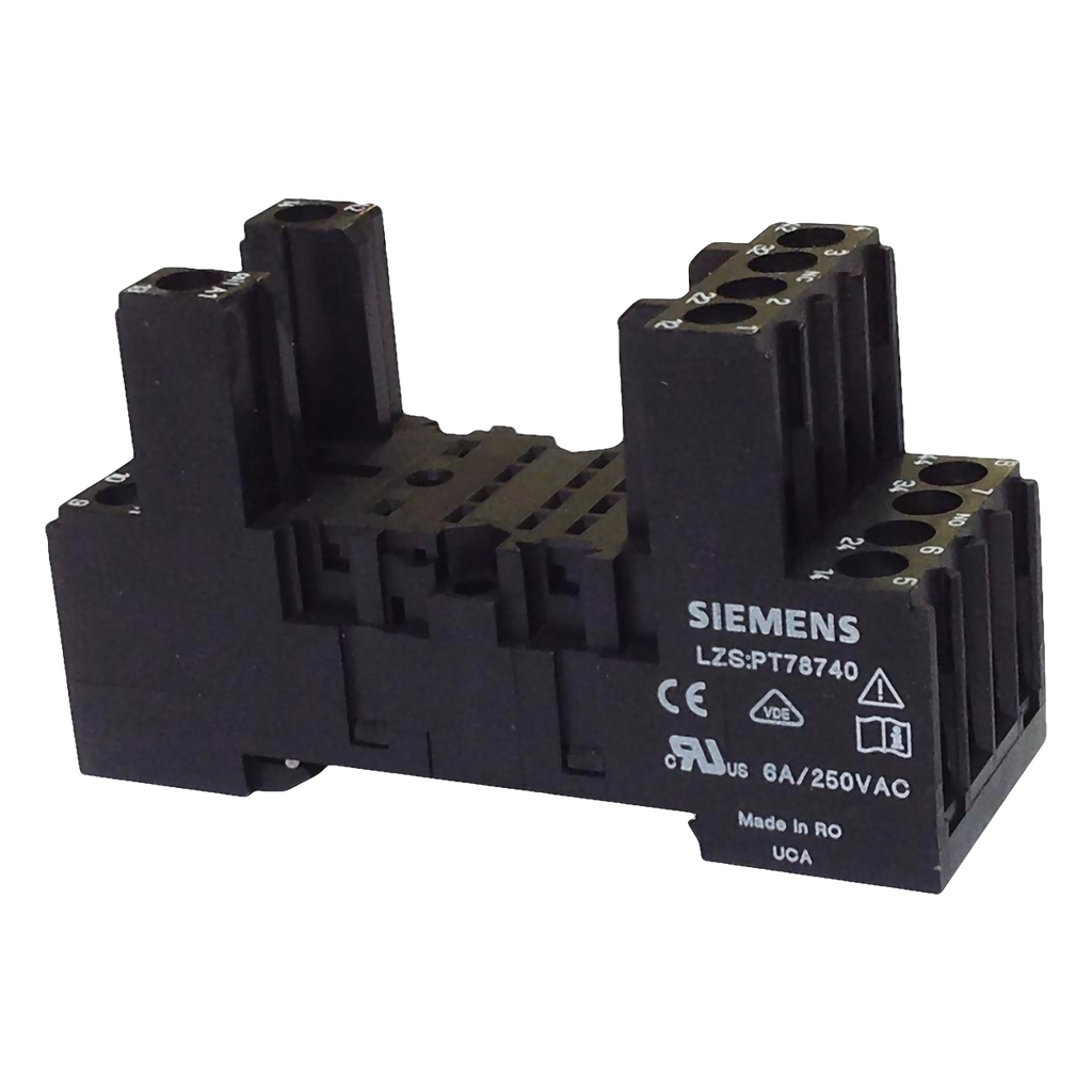 [17588] Zócalo P/Relé 4 Inversores 6A 220 VCA Siemens