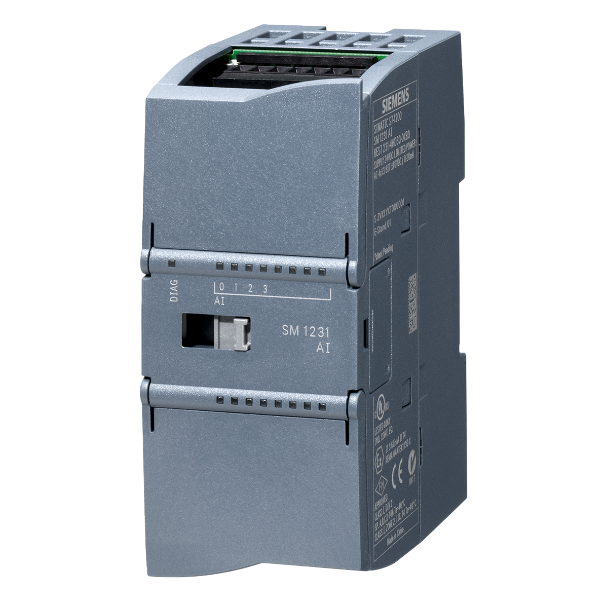 [17675] Módulo S7-1200 4 E/Analog. Señal TC Bornera a Tornillo Montaje Riel DIN 24VCC P/Termocupla Siemens