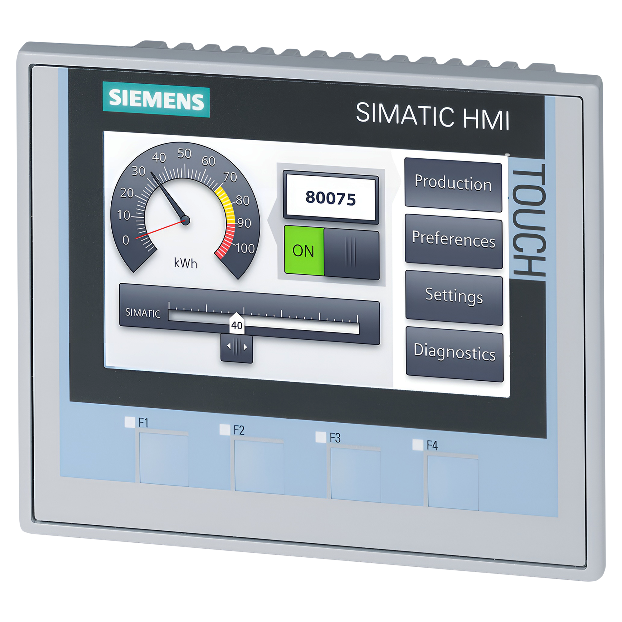 [18397] Panel Comfort KTP400 4,3" Teclas + Touch PN/DP Siemens