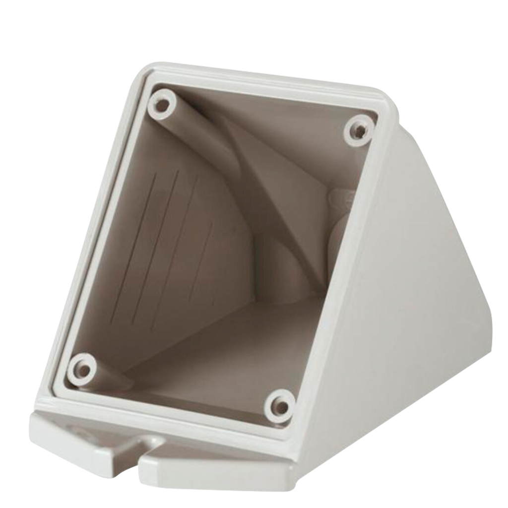 CAJA INCLINADA /TOMA 16 AMP. SCAME 70X87 570.0116