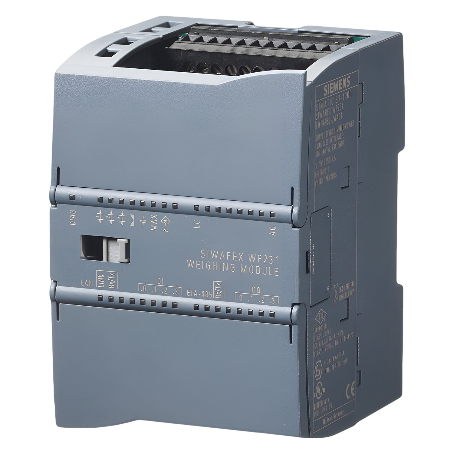 Módulo de Pesaje S7-1200 P/Controlador Bornera a Tornillo Siemens