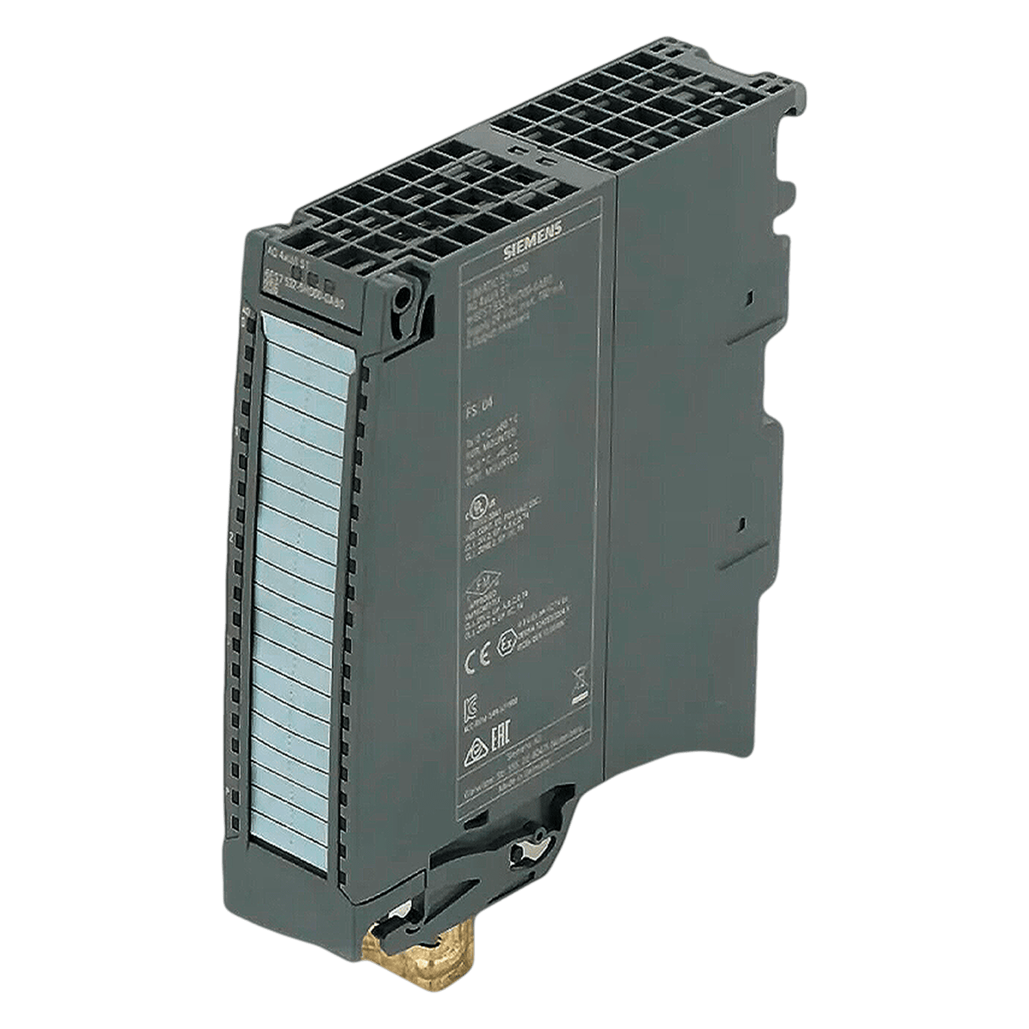 Módulo S7-1500/ET200MP 4SD Bornera a Tornillo/Resorte Montaje Riel DIN 24VCC Siemens