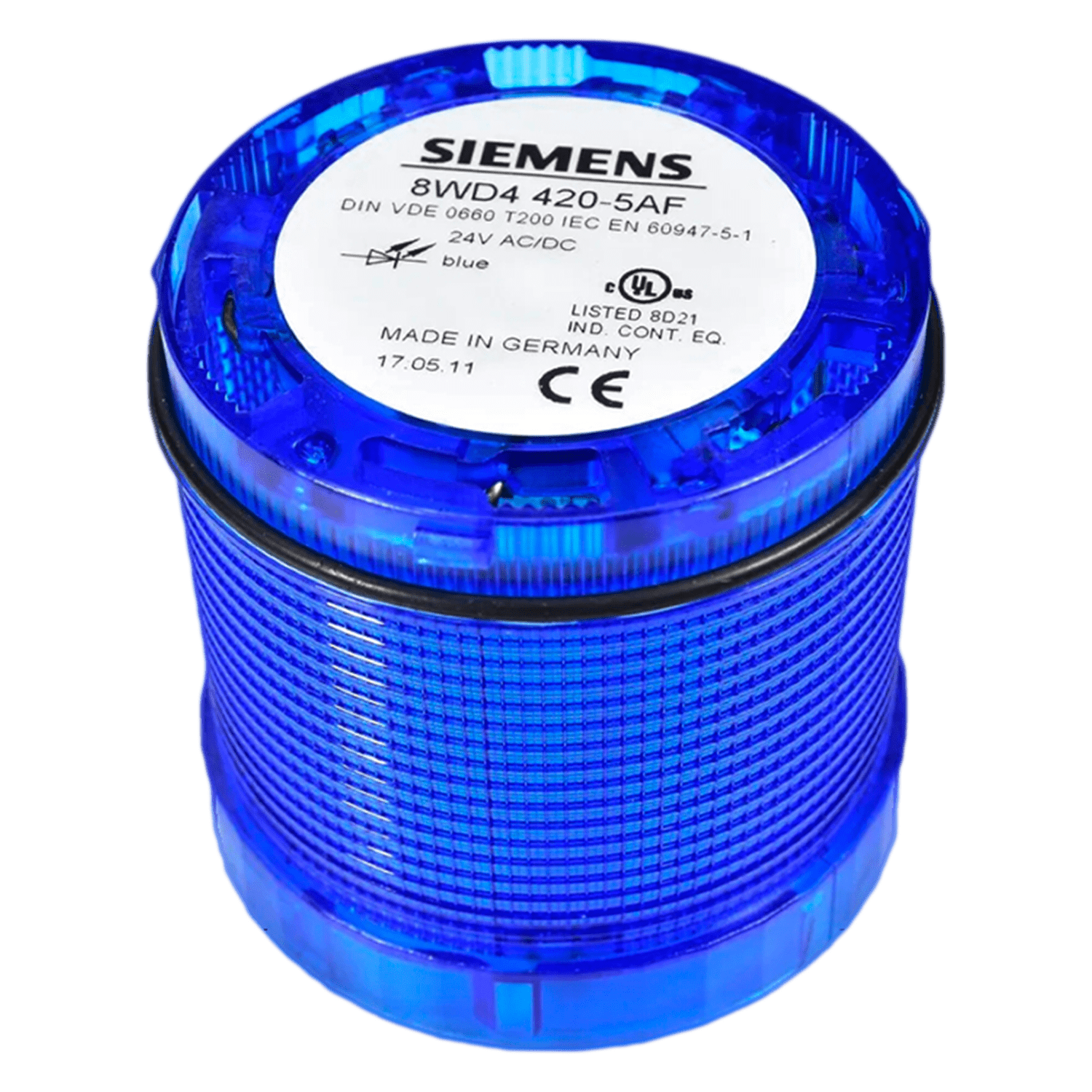Elemento de Luz Permanente 8WD44 C/Led Azul Siemens