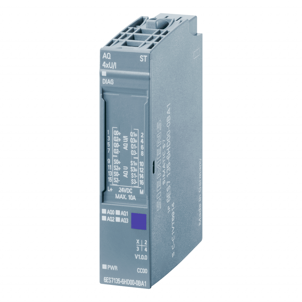 [20146] MODULO ET200SP 4SA 0-10V/4-20mA 16BITS  A0/A1 6ES7135-6HD00-0BA1