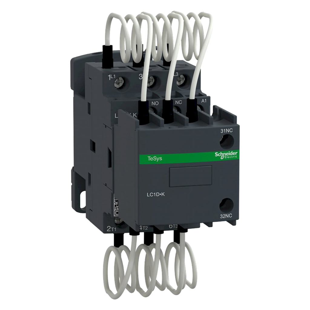 [22449] Contactor LC1D 3P 28,9A 220VCA 20kVAR 1NA+2NC Schneider Electric