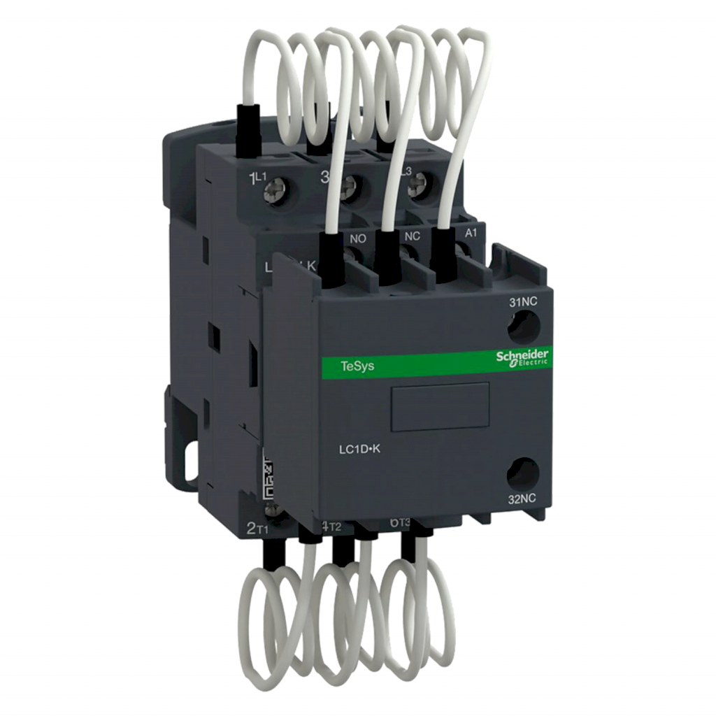 [22449] Contactor LC1D 3P 28,9A 220VCA 20kVAR 1NA+2NC Schneider Electric