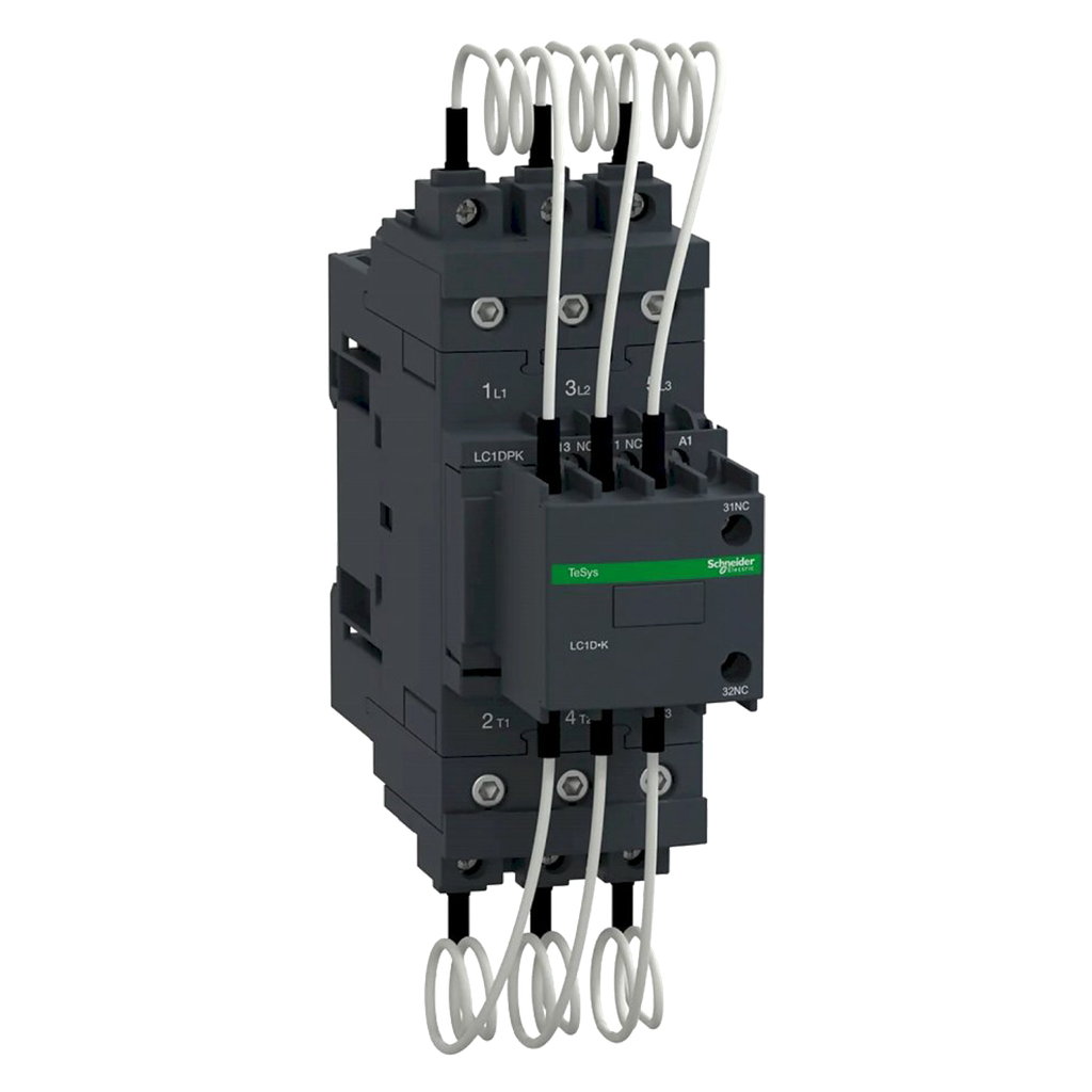 Contactor LC1D 3P 43,3A 220VCA 30kVAR 1NA+2NC Schneider Electric