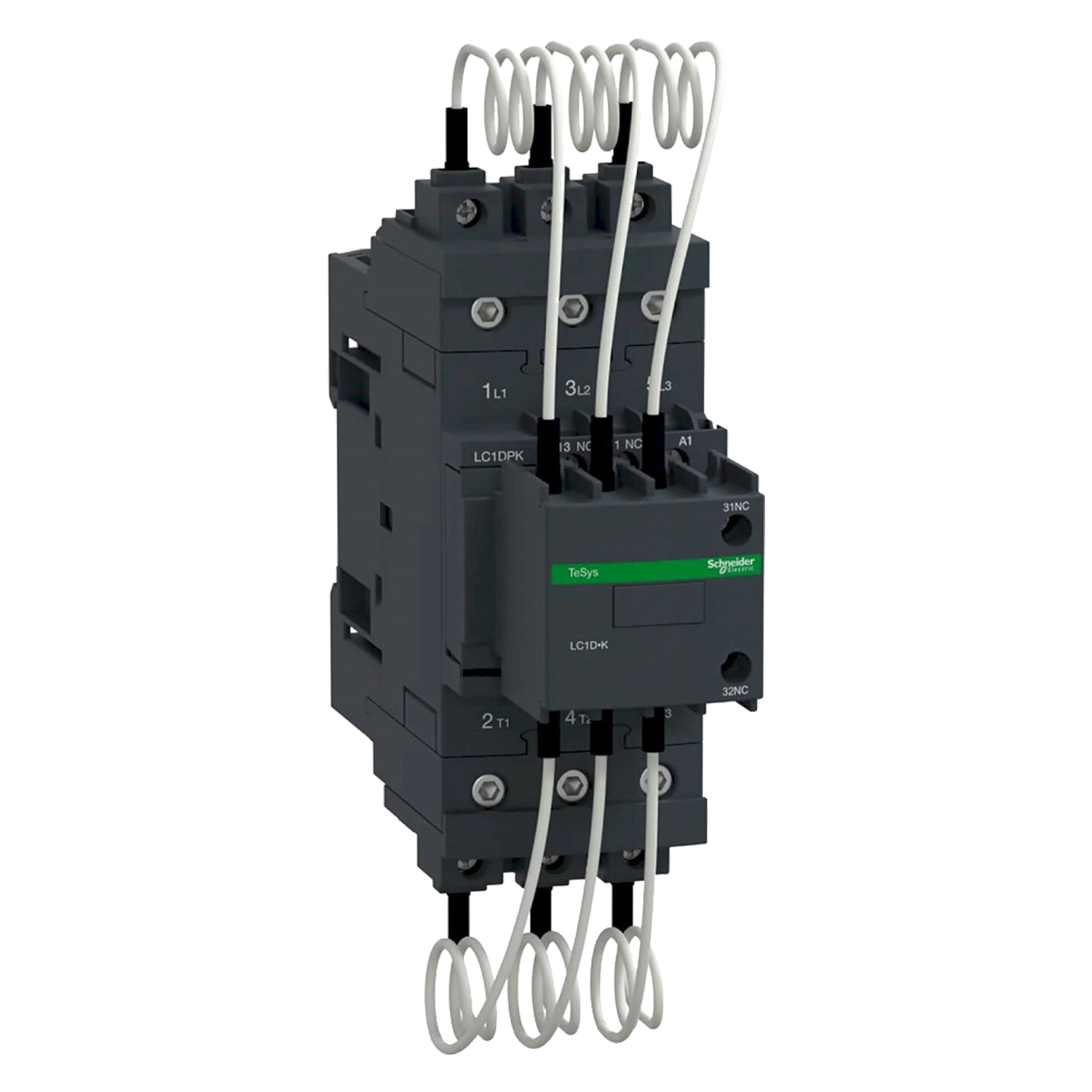 Contactor LC1D 3P 43,3A 220VCA 30kVAR 1NA+2NC Schneider Electric
