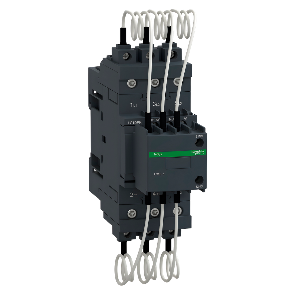 Contactor LC1D 3P 57,7A 220VCA 40kVAR 1NA+2NC Schneider Electric