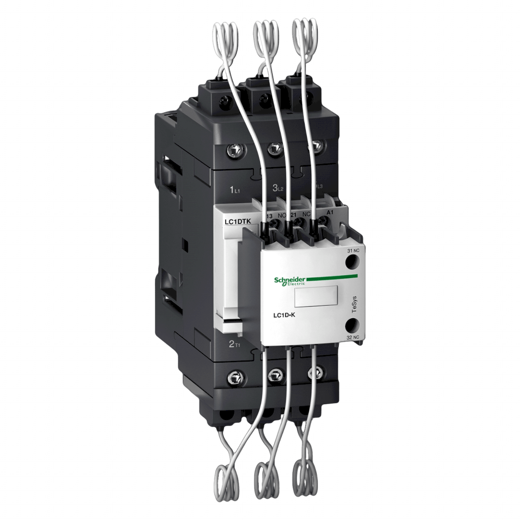 [22455] Contactor LC1D 3P 57,7A 220VCA 40kVAR 1NA+2NC Schneider Electric