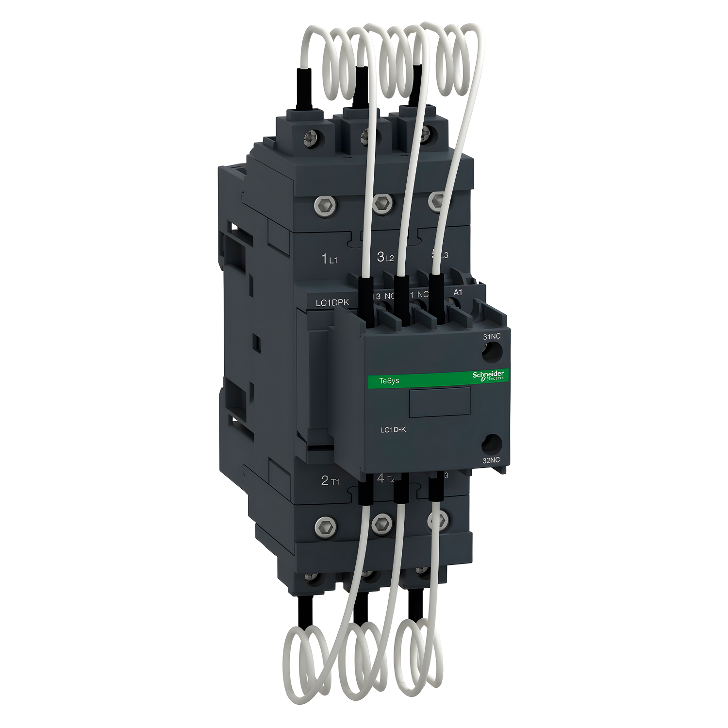 Contactor LC1D 3P 57,7A 220VCA 40kVAR 1NA+2NC Schneider Electric