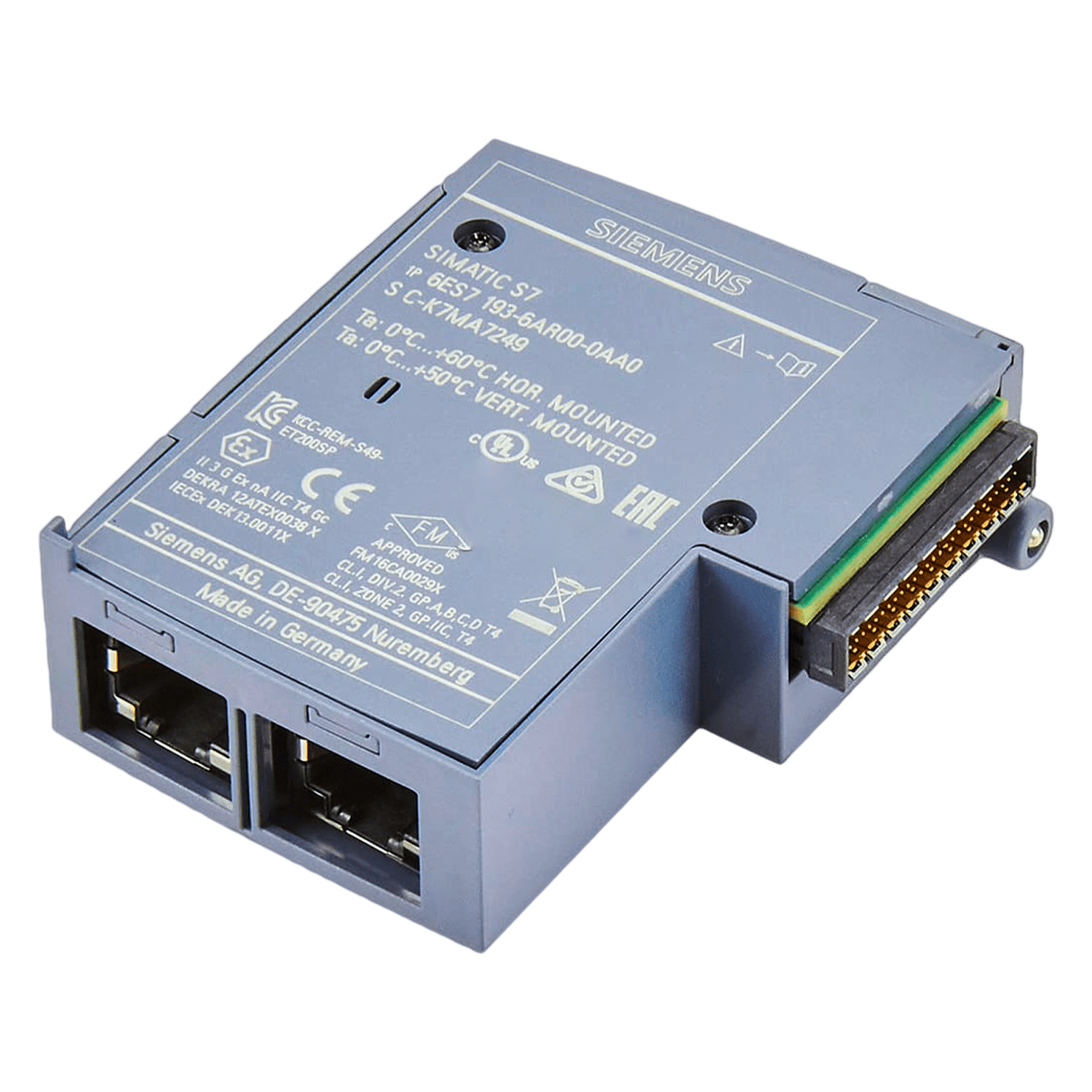 [21431] Terminal de Acople ET200SP 2xRJ45 100Mbps Siemens