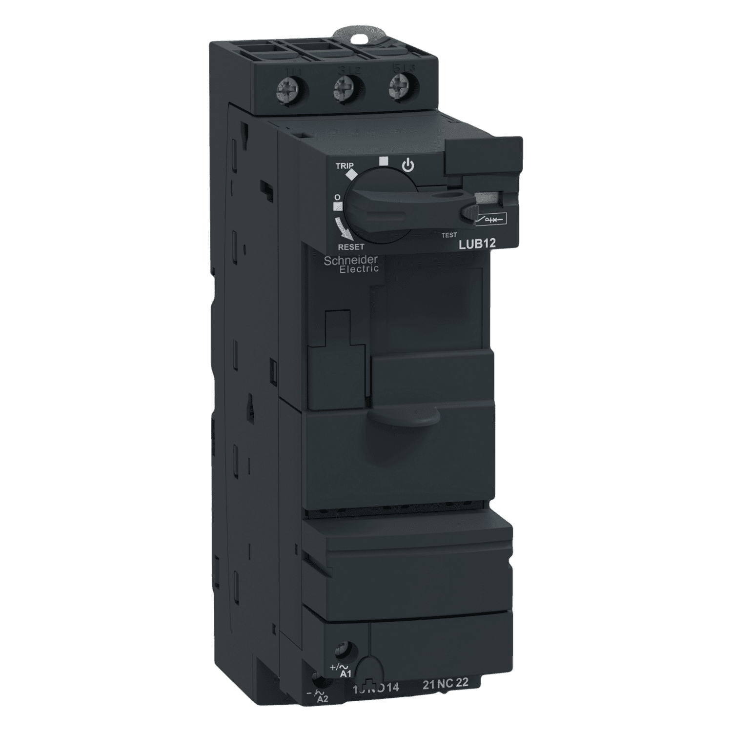 Base de Potencia 1 NA + 1NC 3P 380VCA 12A 5,5kW Schneider Electric