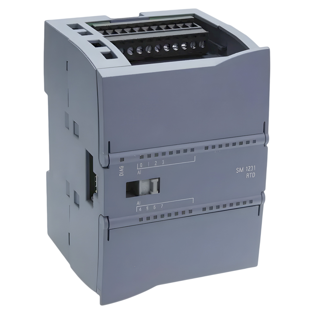 Modulo S7-1200 SM1231 RTD 8 E/Analog. Bornera a Tornillo Montaje Riel DIN 24VCC Siemens