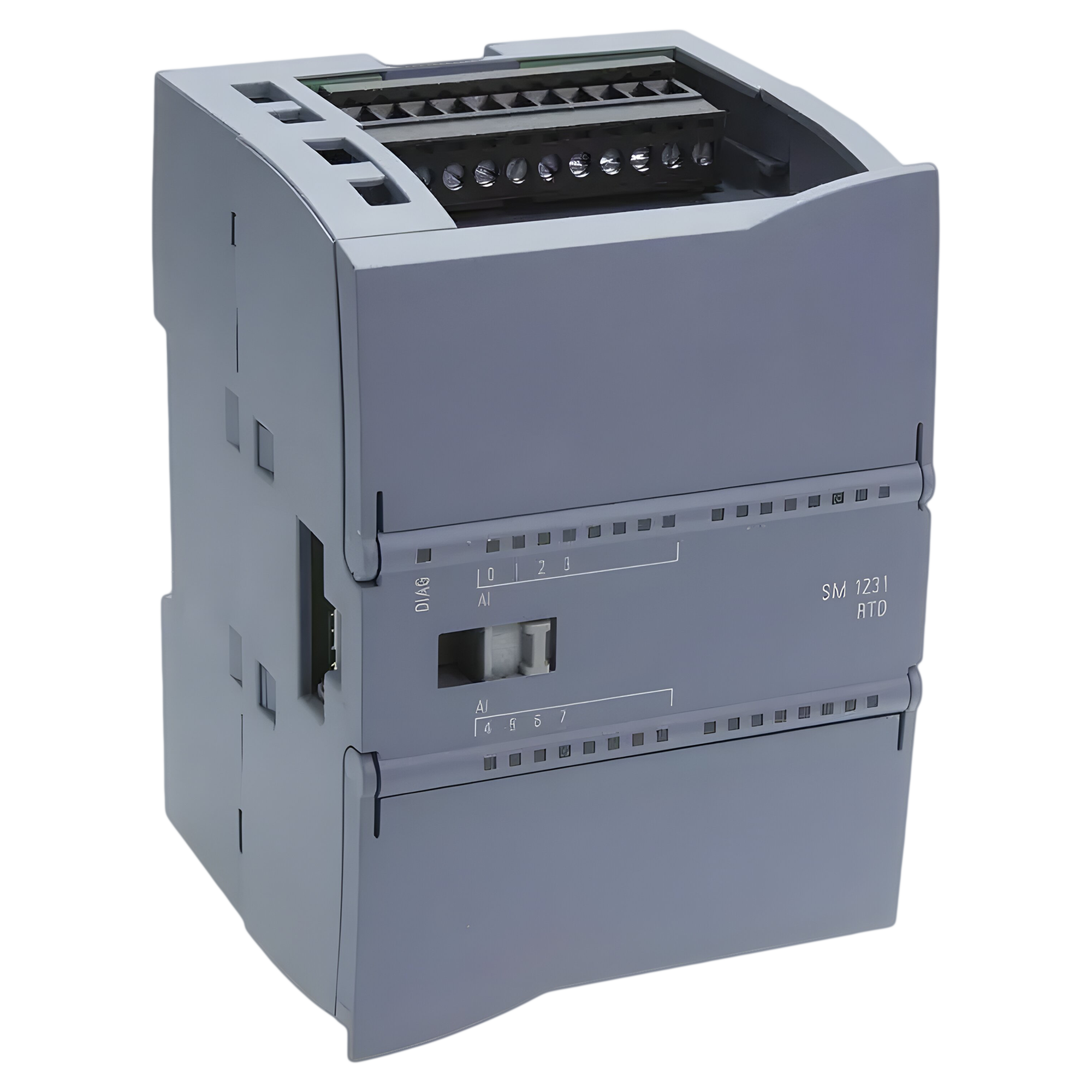 Módulo S7-1200 SM1231 RTD 8 E/Analog. Bornera a Tornillo Montaje Riel DIN 24VCC Siemens